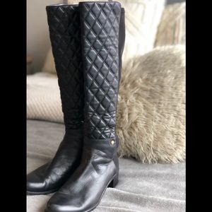 Stuart Weitzman Quilted Leather Boots 7.5